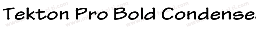 Tekton Pro Bold Condensed字体转换